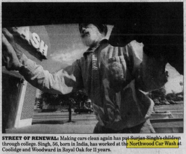 Northwood Car Wash - Jul 2001 Article